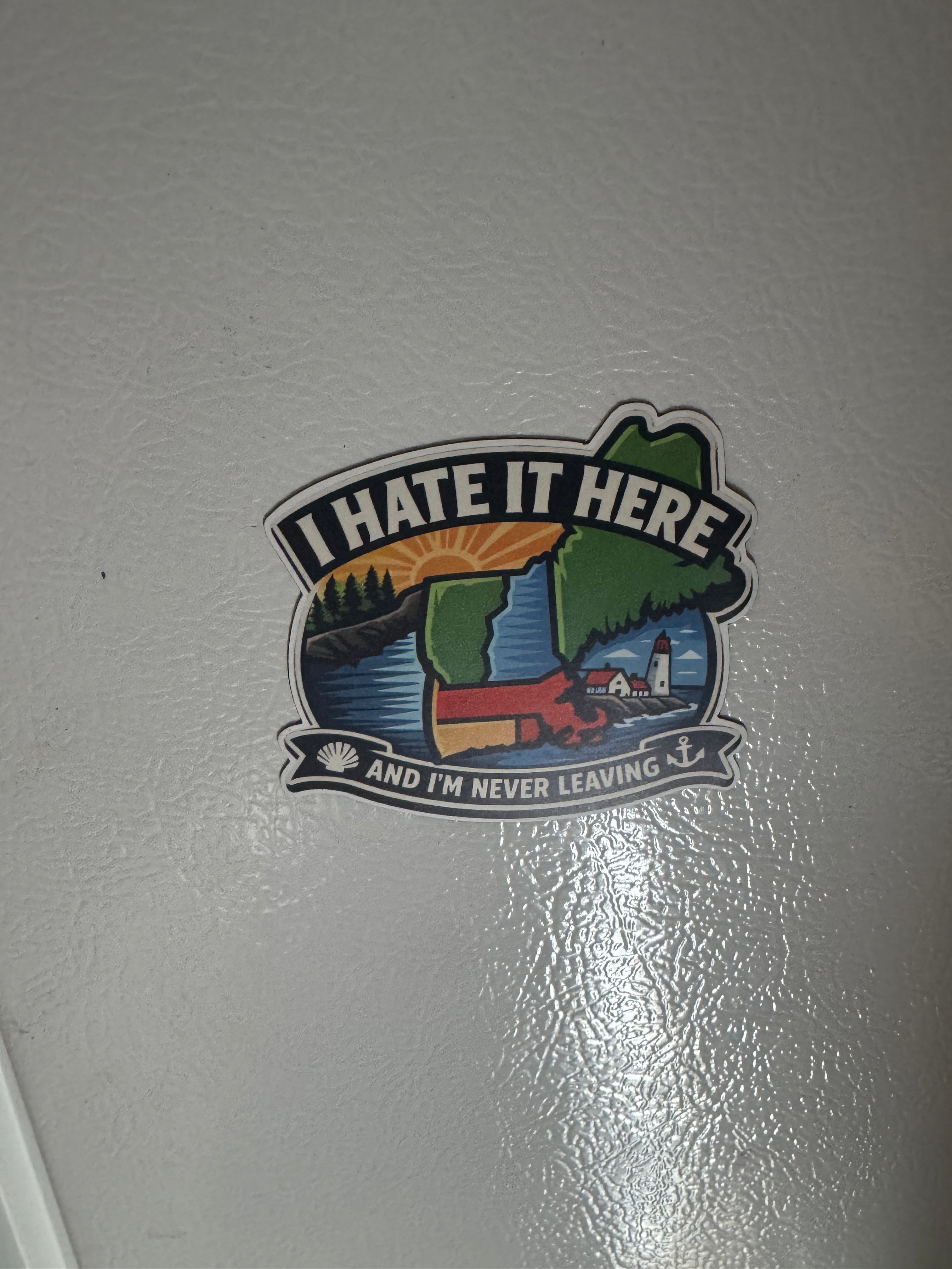 Magnet and sticker